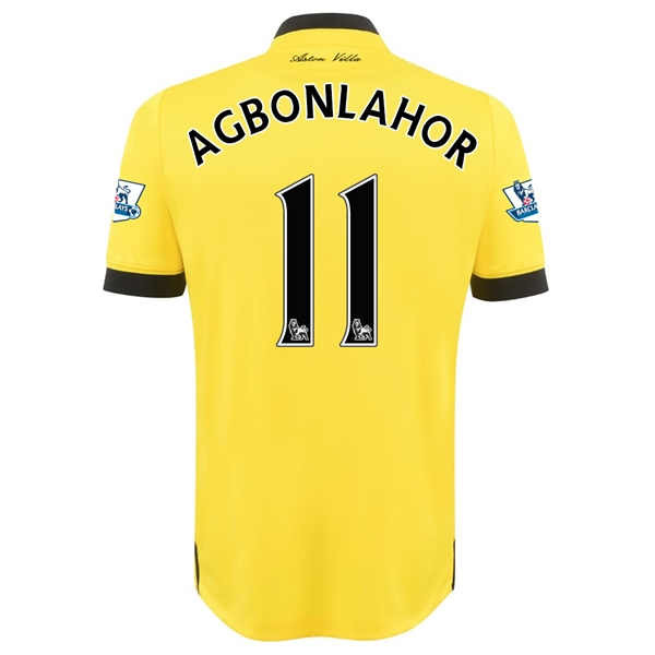 Aston Villa 2015-16 AGBONLAHOR #11 Away Soccer Jersey